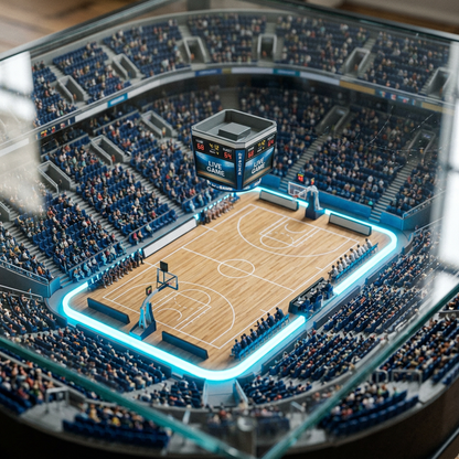 NBA Arena LED Table – close-up of the arena
